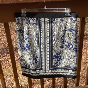 Rafaella black and white skirt